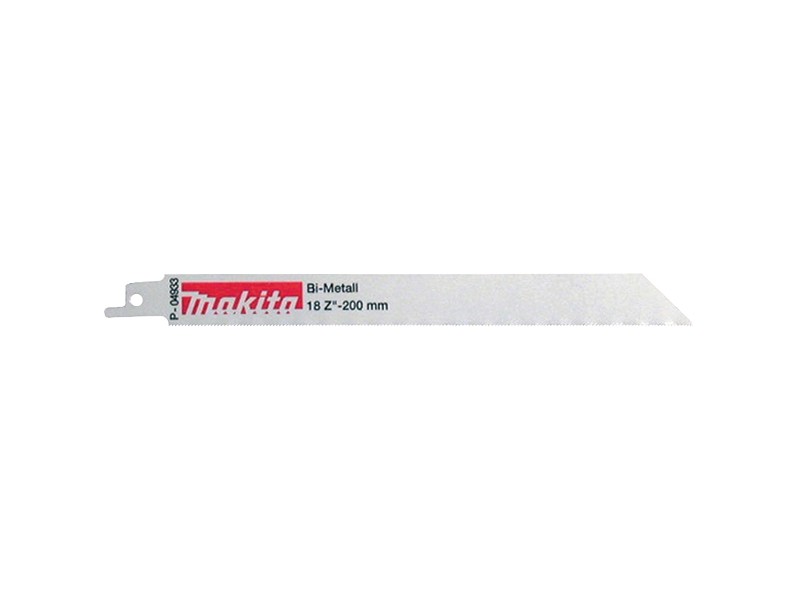 List sabljaste žage Makita, Bi-Metal, 200mm, Zob: 18, Pakiranje: 5kos, P-04933