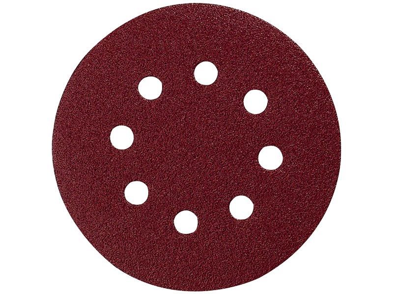 Brusni papir Makita-ježek za ekscentrične brusilnike, Dimenzije: 125x8mm, Zrnatost: 120, Pakiranje: 10kos, P-43577
