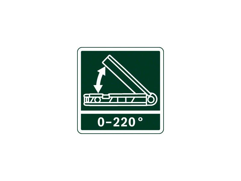 Digitalni merilnik naklona Bosch PAM 220,  2x 1,5 V LR06 (AA), 0– 220°, 0.89 kg, 0603676000