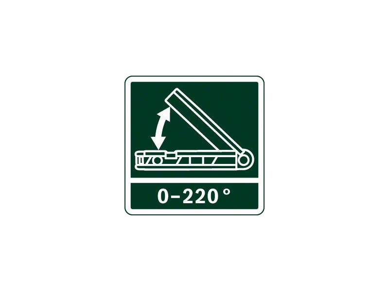 Digitalni merilnik naklona Bosch PAM 220,  2x 1,5 V LR06 (AA), 0– 220°, 0.89 kg, 0603676000