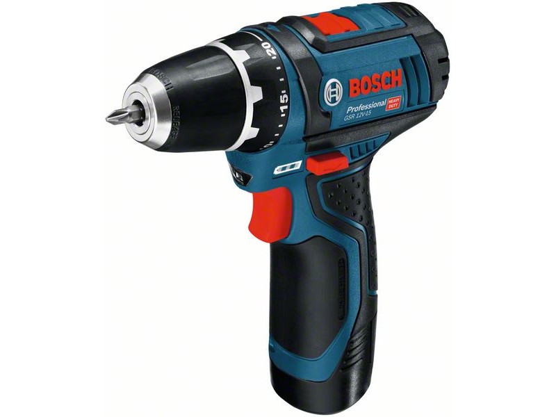 Akumulatorski vrtalni vijačnik Bosch GSR 12V-15, 12V, 15-30Nm, 1kg, 060186810F