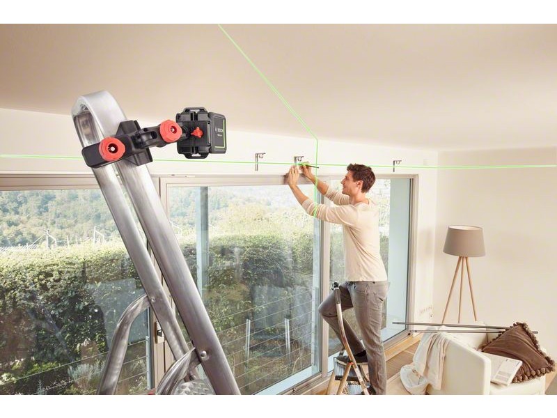 Križni laser Bosch Quigo Green, 500–540Nm, 1/4