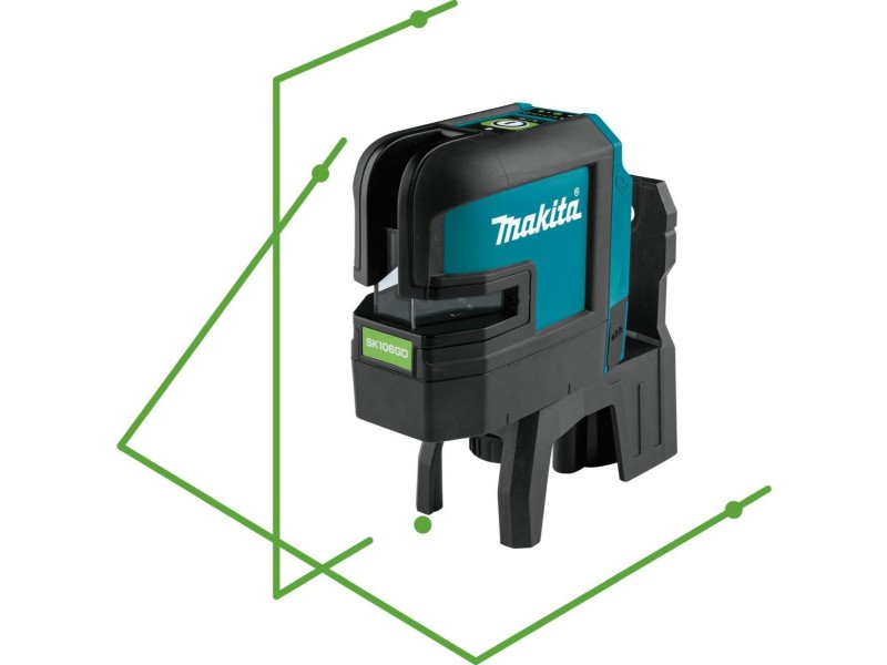 Akumulatorski samonivelirni križni laserski merilnik Makita SK106GDZ-zelen, 12V, 35m/25m, 0.85kg