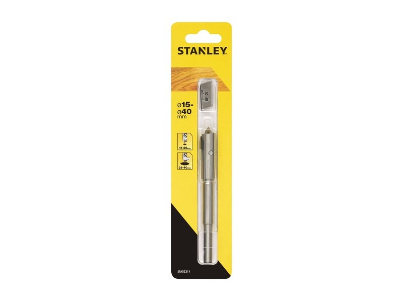 Nastavljiv sveder za les Stanley, 15-40mm, STA52211