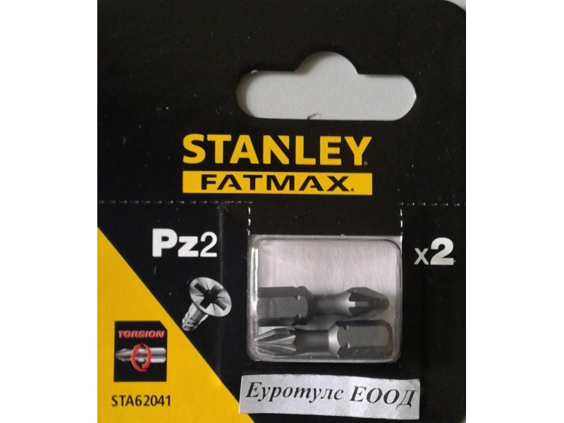 Torsion nastavek Stanley, PZ2, 25mm, Pakiranje: 2kos, STA62041