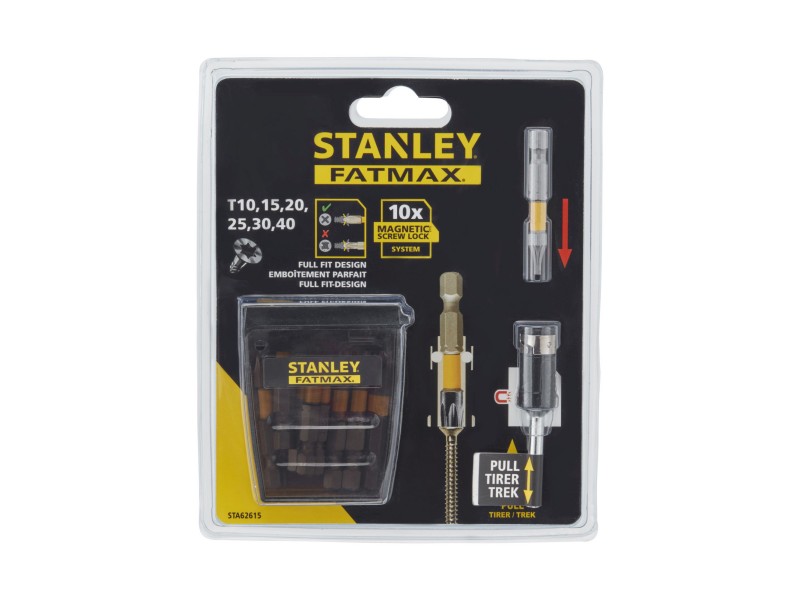 10-delni set vijačnih nastavkov Stanley, 50mm, STA62615