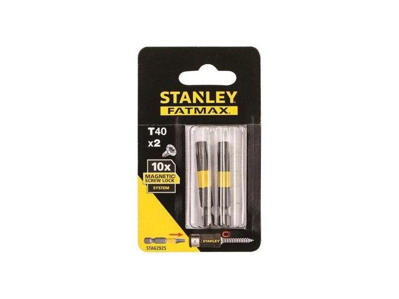 Vijačni nastavek Stanley, Dimenzije: T40x50mm, Pakiranje: 2kos, STA62925