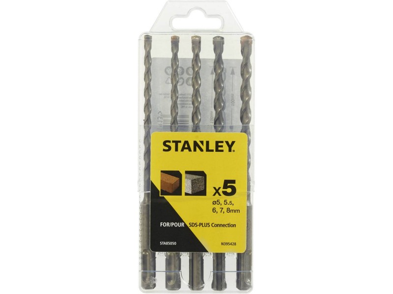 5-delni set svedrov Stanley, SDS-Plus, STA85050