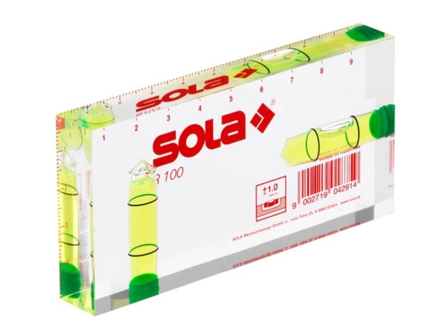 Mini vodna tehtnica SOLA R 100, akrilno steklo, Dolžine: 10cm, 01622101