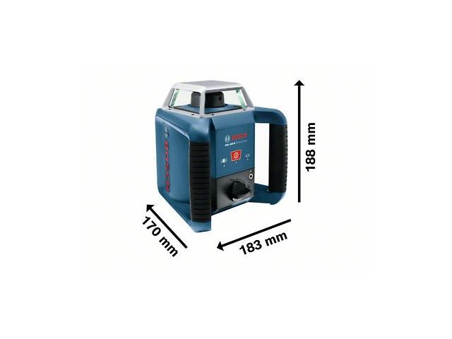 Rotacijski laser Bosch GRL 400H, 400M,± 8 % (± 5°), 2 kg, 0601061800