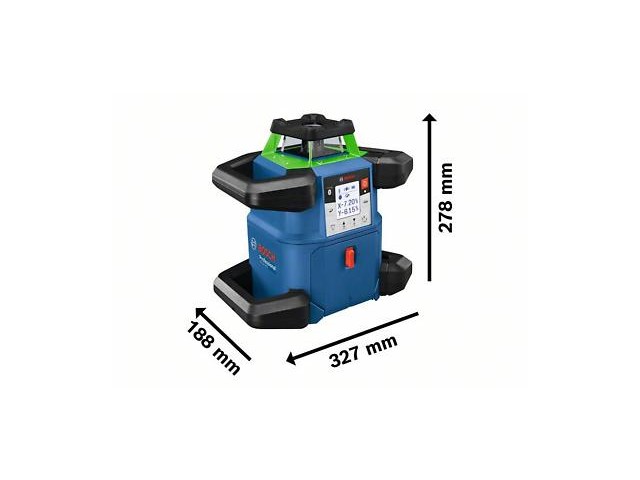 Rotacijski laser Bosch GRL 650 CHVG, ±8,5 % (±5°), 18V, 650M, 4,3kg, 0601061V00