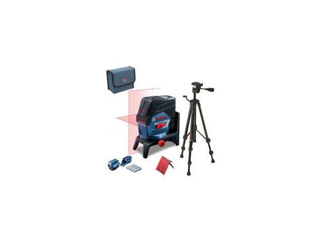 Kombinirani laser Bosch GCL 2-50 C + BT150, 635 – 650 nm, 0,6 kg, 0601066G02