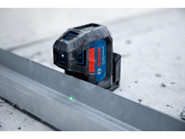 Točkovni laser Bosch GPL 5 G, -10 – 45 °C, 1/4, 2 x 1,5 V LR6, 0601066P00