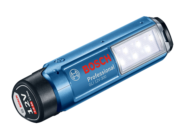 Akumulatorska svetilka Bosch GLI 12V-300 Professional, 12V, 0.15kg, 300 Lumnov, 12V: 180min/Ah, 06014A1000