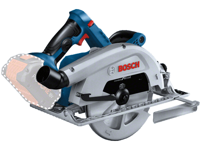 Akumulatorska krožna žaga GKS 18V-68 C Bosch, BITURBO, 190mm, 06016B5000