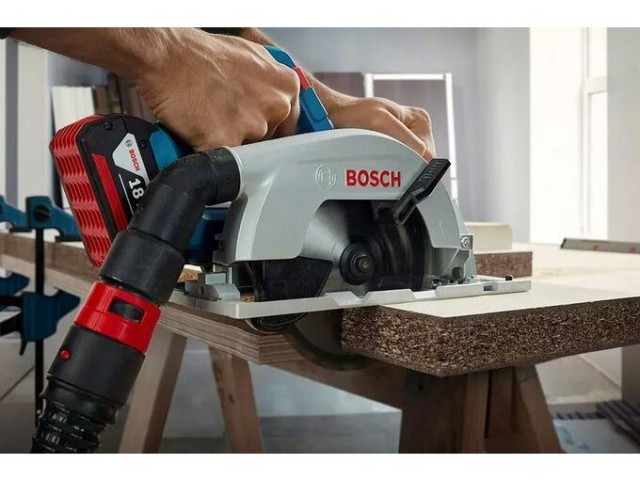 Akumulatorska krožna žaga Bosch GKS 185-LI, 18V, 165x20mm, 57mm, 5.000min., 06016C1221
