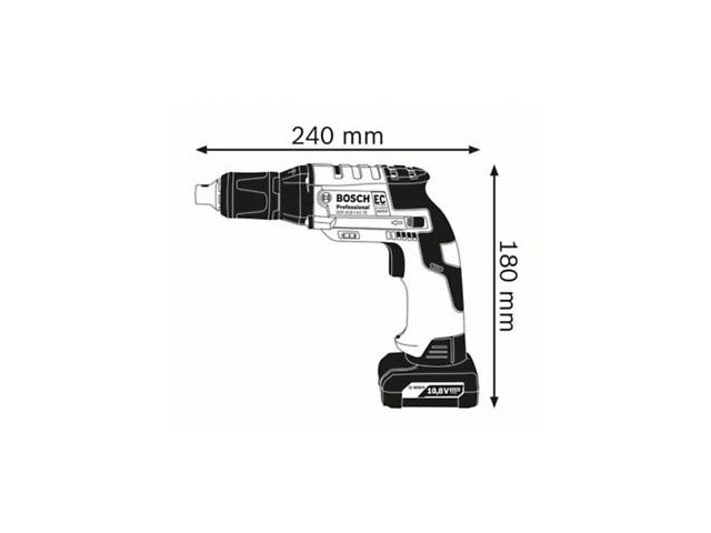 Akumulatorski vijačnik za suhomontažno gradnjo Bosch GTB 12V-11 L-Boxx, 12V, 4mm, 0.9kg, 06019E4003