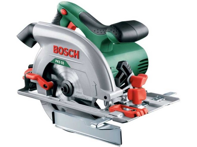 Ročna krožna žaga Bosch PKS 55  , 1.200 W, 0 – 55 mm, 160 mm, 0603500020