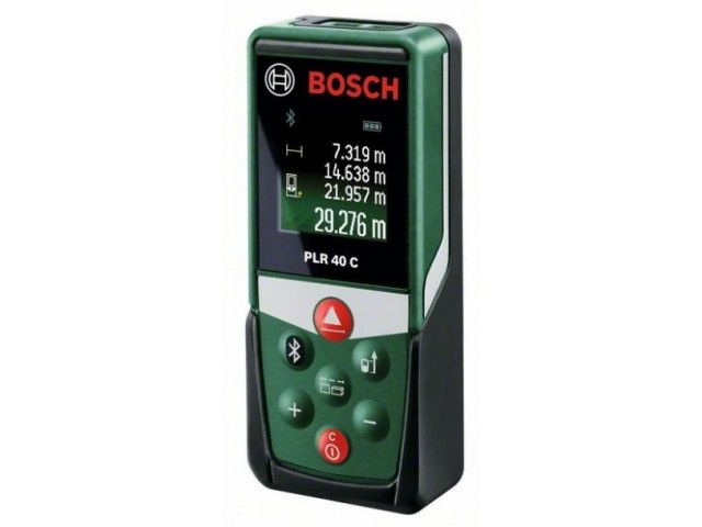 Digitalni laserski merilnik razdalj Bosch PLR 40C, 3x 1,5 V LR03 (AAA), 635nm, 0.05-40m, 0.5s, 0603672320