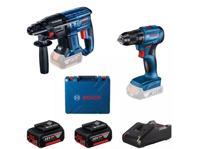 Profesionalni komplet Bosch GSR 185-LI + GBH 180-LI, 0615990N20
