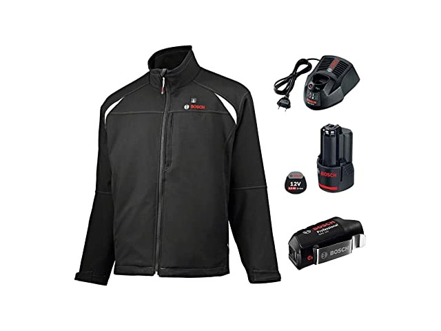 Ogrevan jopič Bosch GHJ 12+18V, Unisex (popolna različica) – L, 061880006P