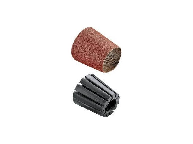 Vpenjalo+ stožčasti brusilni tulec Bosch, 30mm, Zrnatost: 80, 1600A00156