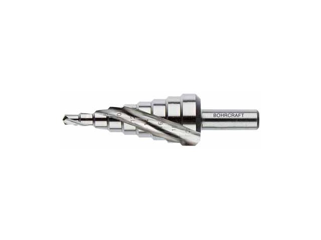 HSS-E (Co 5) stopničasti sveder Bohrcraft kobaltno legiran z spiralo Vel. 3A-S, 17650300033
