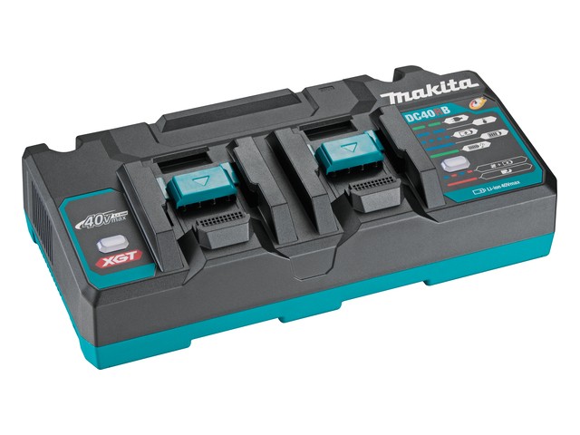 Dvojni hitri dvojni polnilnik Makita DC40RB, 40V, 191N09-8