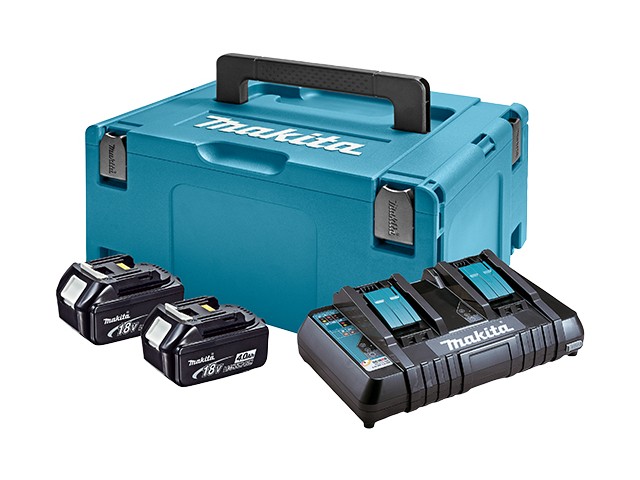 LXT Power set Makita v kovčku Makpac, Tip3, BL1840Bx2,DC18RD, 18V, 4,0Ah, 197504-2