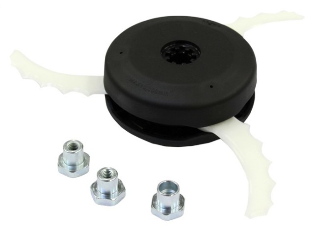 Rezilna glava s tremi plastičnimi rezili Makita DUR187LZ/UZ, DUR188LZ/UZ, DUR365UZ, DUR366LZ, 198383-1