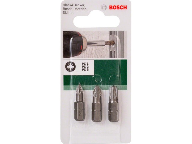 3-delni komplet vijačnih nastavkov Pozidriv Bosch, 2609255967