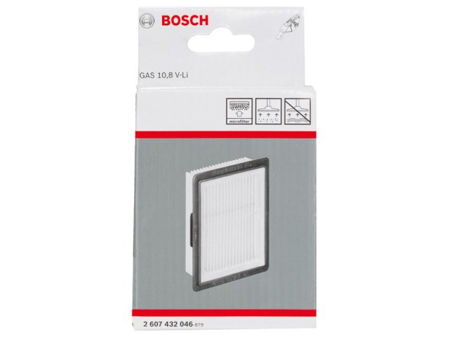 Filter za sesalnik Bosch GAS 10,8V-Li, GAS 12V-Li, EasyVac 12, 2607432046