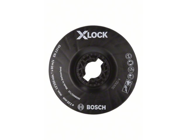 X-LOCK Bosch Podporni krožnik, Dimenzije: 125mm, srednji, 2608601715