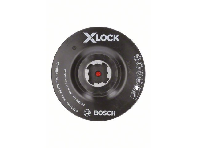 X-LOCK Bosch Podporni krožnik, Dimenzije: 115mm, na ježka, 2608601721