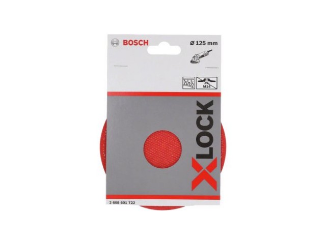 X-LOCK Bosch Podporni krožnik, Dimenzije: 125x22,23x2,4x12mm, na ježka, 2608601722