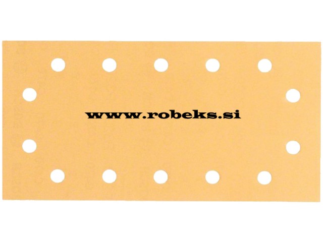 Brusni papir Bosch  za Les in Barvo P80, 115x230mm, 50 kosov