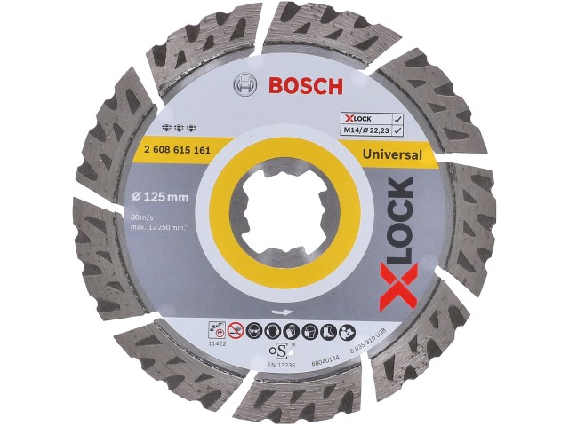 X-LOCK Bosch Best for Universal, Dimenzije: 125x22,23x2,2x12mm, 2608615161