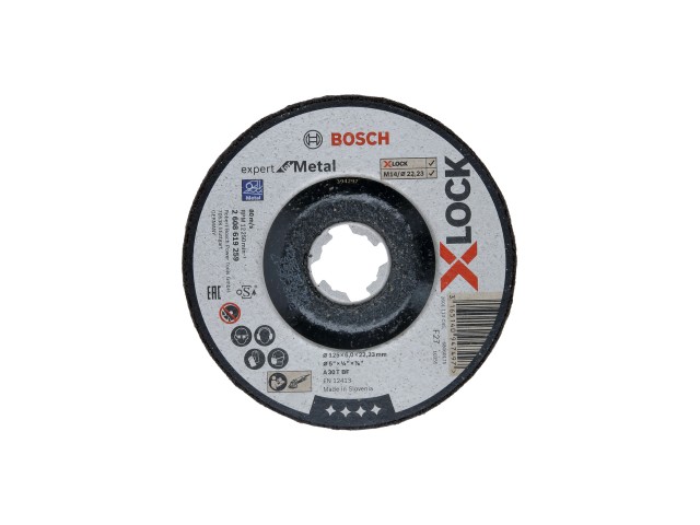 X-LOCK Bosch Bosch Expert for Metall, kolenasta, Pakiranje: 10kos, Dimenzije: 125x6x22,23mm, 2608619259