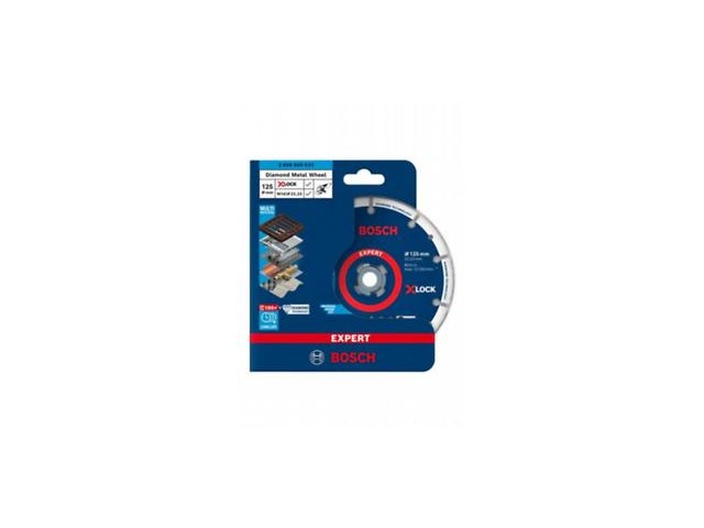 Diamantna Metal Wheel plošča Bosch XLock, Expert Multi Material, 125mm, 22,23mm, 2608900533