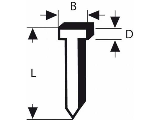 Žeblji Bosch, tip 47, 19 mm, 2609255810