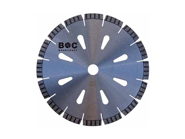 DIAMANTNA rezalka Bohrcraft TURBO PROFI-PLUS z hladilnimi režami, 150mm, 27300900150