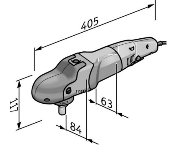 Rotacijski polirni stroj Flex PE 14-2 150 (polirka), 1.400W, 380-2.100min., 150mm, 2.3kg