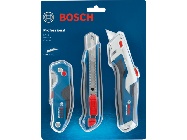 3-delni komplet profesionalnih nožev Bosch, 1600A027M4