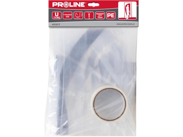 Zaščita za prah Proline, U, Dimenzije: 110cm x 220cm, 41317