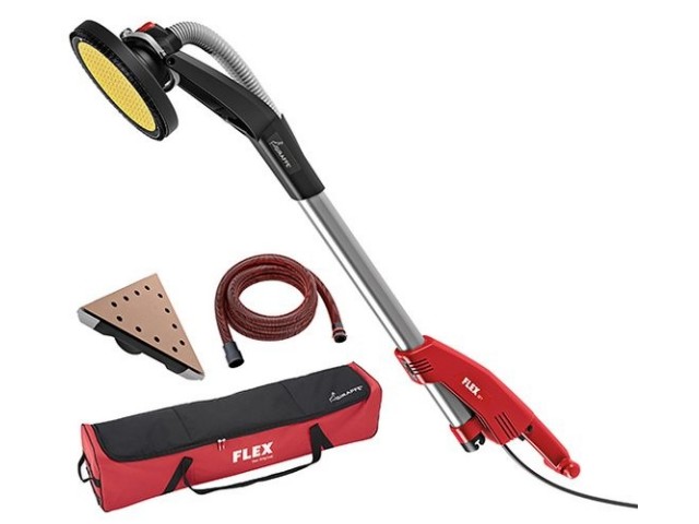Flex GE 7 Giraffe (žirafa) z okroglo+trikotno brusno glavo (GE 7+MH-0+MH-T+SH) + Transportna torba, 460028