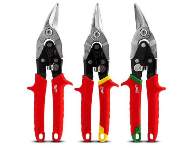 3-delni set škarij za pločevino (LRD) Milwaukee, 48224533