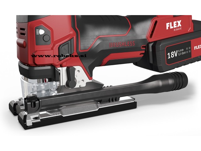 Akumulatorska vbodna žaga Flex JS 18.0-EC C, 18V, 26mm, 2.1kg, 485403