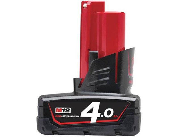 Akumulatorska baterija Milwaukee M12 B4, Li-Ion, 12V, 4,0 Ah, 4932430065