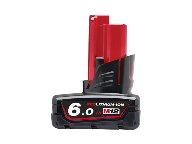 Akumulatorska baterija Milwaukee M12 B6, Li-Ion, 12V, 6,0 Ah, 4932451395