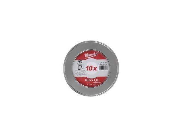 10-delni set rezkalk za kovino 125/1 mm PRO Milwaukee, 4932459164